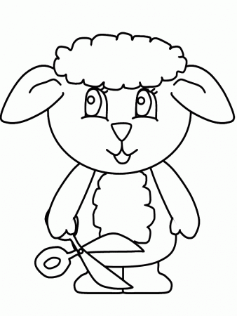 amazing Lamb Coloring Pages For Kids | Great Coloring Pages