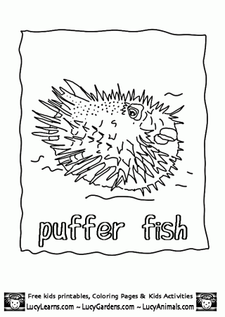 Fish Coloring Pages For Kids | Printable Coloring Pages