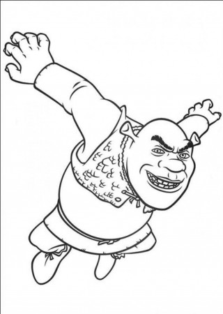 Free Printable Shrek Coloring Pages For Kids | coloring pages