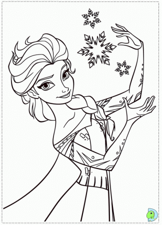 Elsa frozen character coloring pages | Coloring Pages