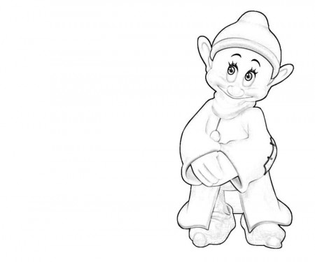 Dopey Coloring Sheets