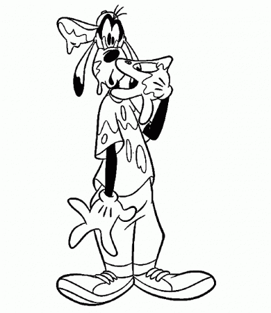 Disney Goofy - Goofy Coloring Pages : Coloring Pages for Kids 