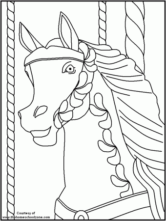 FREE Printable Carnival Coloring Pages - great for kids or the kid 