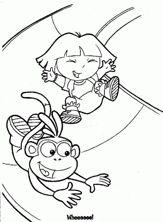 halloween coloring pages dora and diego | Coloring Pages For Kids