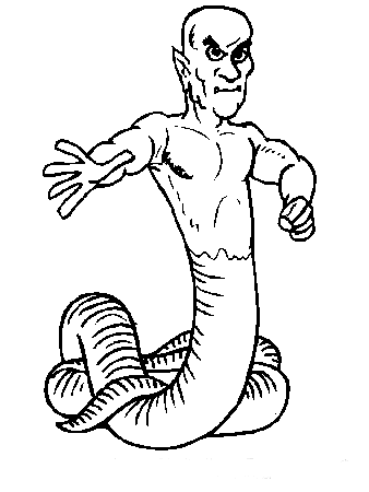 Monsters Coloring Pages
