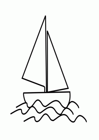 Boat Coloring Page ~ Child Coloring