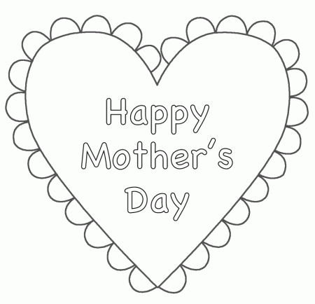 colorwithfun.com - Mother's Day Coloring Page