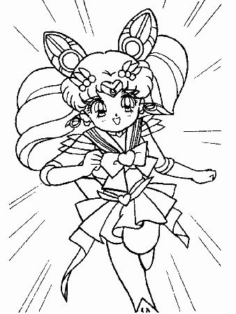 chibi usa coloring pages for girls kids page