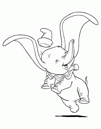 Coloring Page - Dumbo coloring pages 16