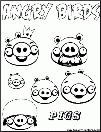 Angry Bird Pig Coloring Pages 2 | 99coloring.com