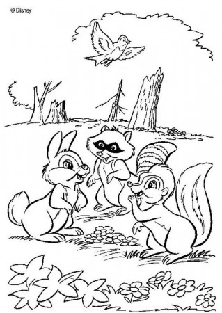 Disney Bambi Coloring Pages #55 | Disney Coloring Pages
