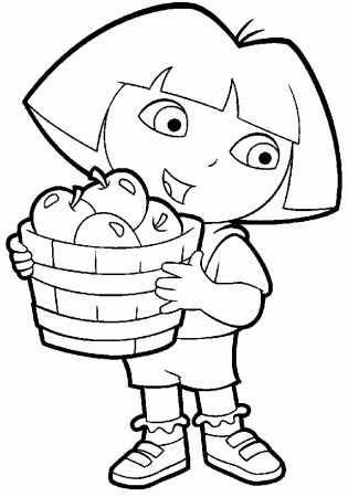 Funny Dora Coloring Pages to Print | Color Printing|Sonic coloring 