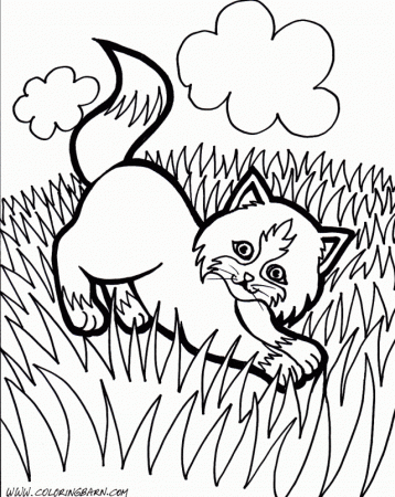 Kitten Printable Coloring Pages Printable Coloring Pages Of 230839 