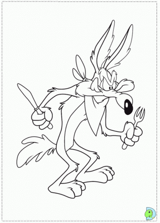 baby baby coyote Colouring Pages