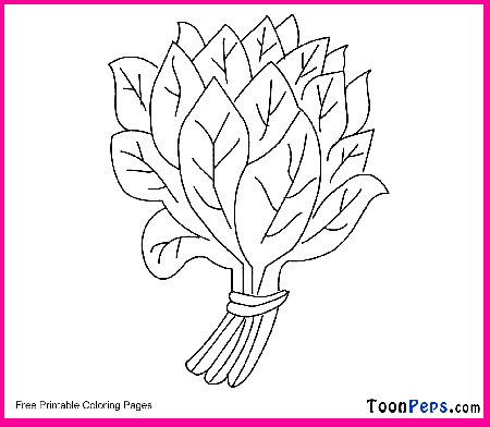Toonpeps : Free Printable Green Pepper coloring pages for kids