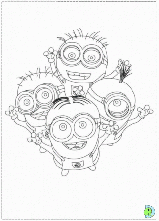 Minions Coloring page