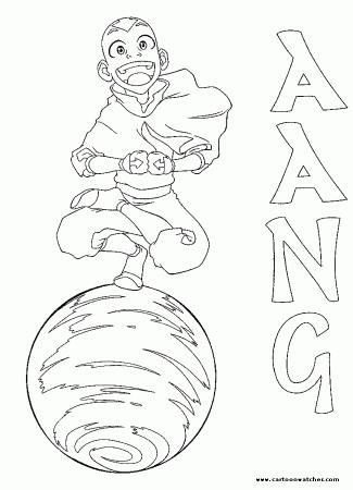 Us Avatar The Last Airbender Coloring Pages Avatar The Last 