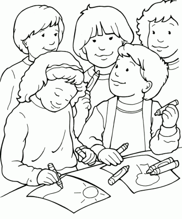 Welcome - Coloring Page