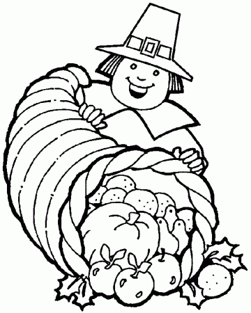 Thanksgiving Coloring Pages for Kids- Free Printable Coloring 
