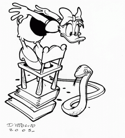 D'IPPOLITO : Daisy Duck, in Claudio Morini's Italian Comics 