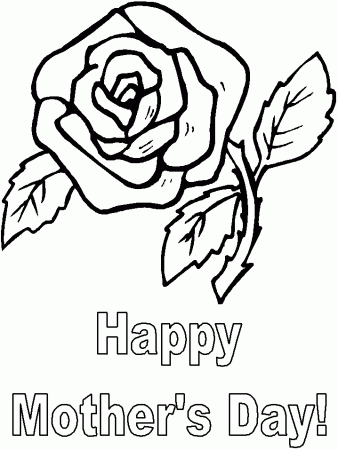digital dunes: rose and mothers day coloring pages