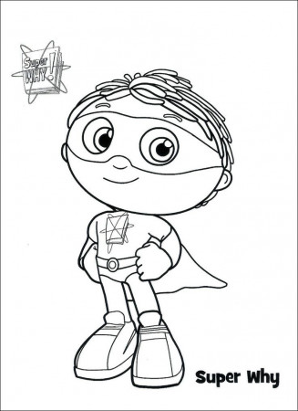 Super Why Coloring