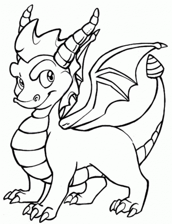 Spyro Coloring Pages Coloring Pages Of Spyro The Dragon 186739 
