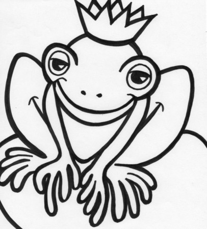 Frog Prince Coloring Page | 99coloring.com