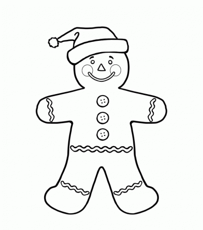 Gingerbreadman Coloring Pages