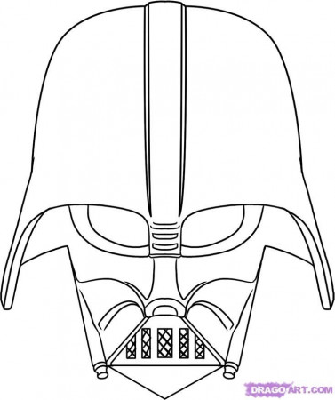 How to Draw Vader, Step by Step, Star Wars Characters, Draw Star 