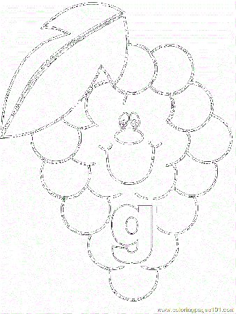 Coloring Pages G Coloring Pages (Education > Alphabets) - free 
