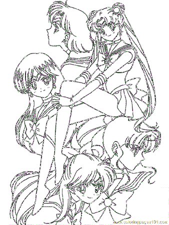 Sailor Moon Coloring Pages 38