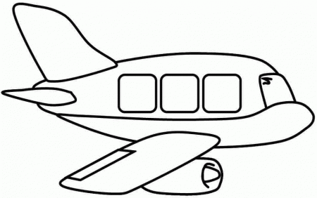 Free Transportation Air Plane Coloring Pages For Kids & Girls 