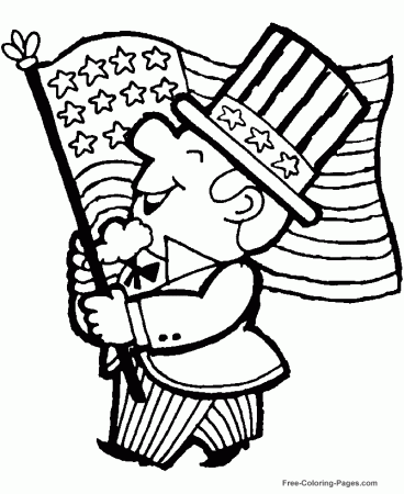 Us Flag Coloring Pages Tattoo Page 20