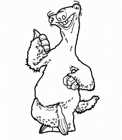 Pix For > Ice Age 4 Coloring Pages