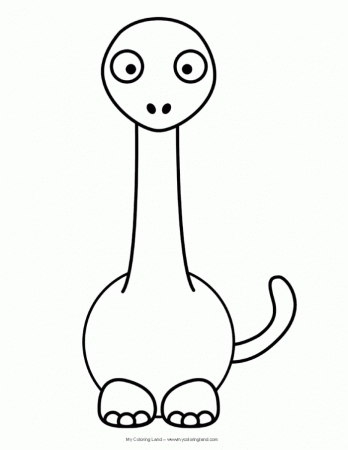 Cute Dinosaur Coloring Pages | 99coloring.com