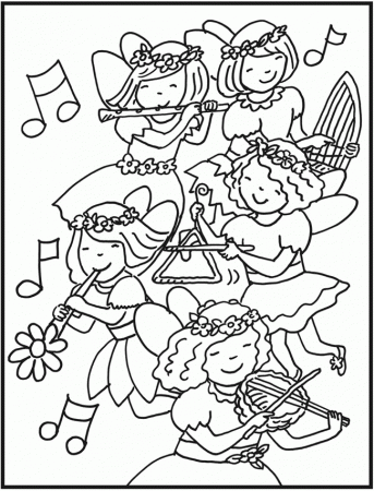 fairy coloring pages | Color therapy for all ages!!