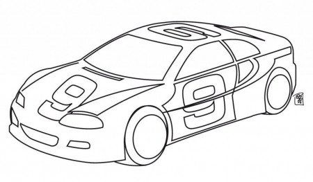 race car coloring pages free printable | Vehicle Pictures