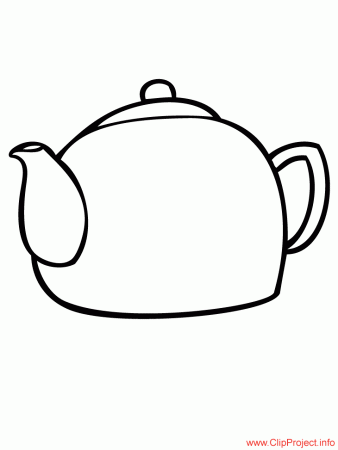 Tea pot Colouring Pages (page 2)
