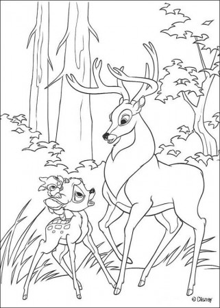 BAMBI coloring pages - Bambi 11