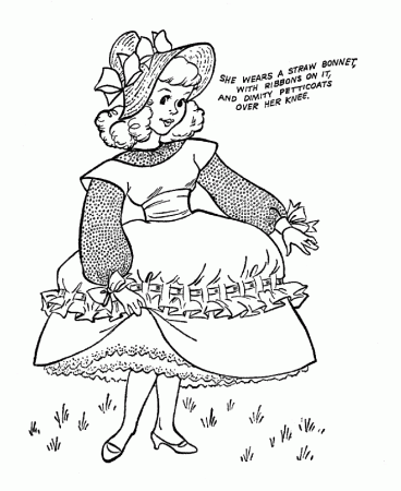 BlueBonkers: Nursery Rhymes Lyrics Text Coloring Page Sheets - My 