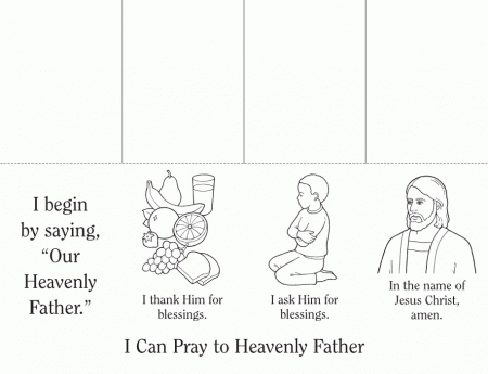Primary Lesson for Nursery: Primary Lesson 3, "I Can Pray to 