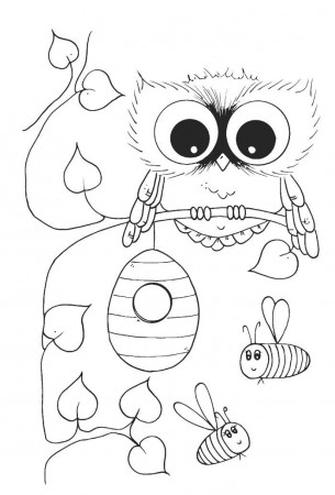 Owl Coloring Book | Coloring Book and Pictures For Free