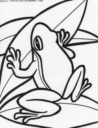 Tree Frog Coloring Page Coloring Pages For Kids Android 163488 
