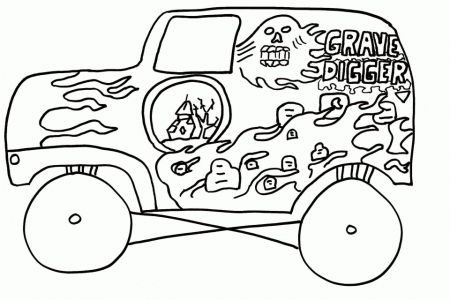 Monster Jam Printable Coloring Pages | download free printable 
