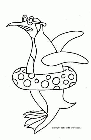 Penguin Coloring Picture Sheets - Kids Colouring Pages