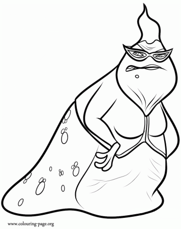 Monsters University - Roz coloring page