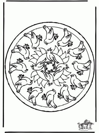 Mandala birds - Animal mandalas