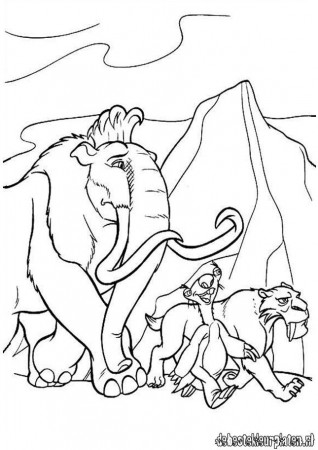 Ice_age3 - Printable coloring pages