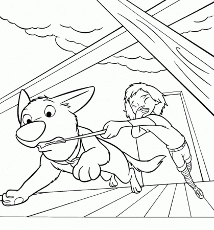 Bolt Angry Coloring Page - Bolt Cartoon Coloring Pages : Cartoon 